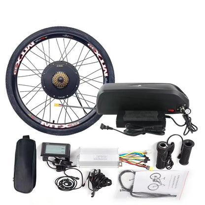 Ebike Conversiekit – Elektrische Fiets Motor – E-bike Ombouwset – Fiets Conversion Kit – E-bike Upgrade – 48V 1000W Motor – 48V 18Ah Accu – 26 Inch Wiel
