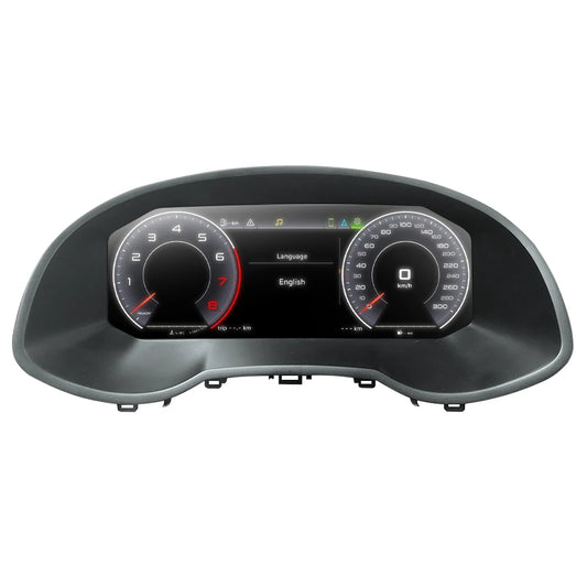Digitaal Dashboard – Virtuele Cockpit – LCD Instrumentenpaneel – Snelheidsmeter – Cluster Display – Plug & Play Installatie – 12,3 Inch HD Scherm