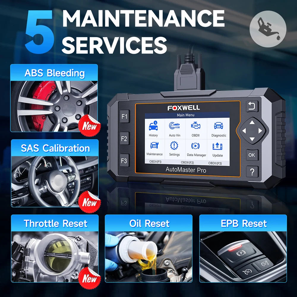 OBD2 Scanner – Autodiagnose Tool – Foutcodes Lezer – Motor Scanner – ABS Scanner – 4-in-1 Diagnose – 64+ Merken Compatibel
