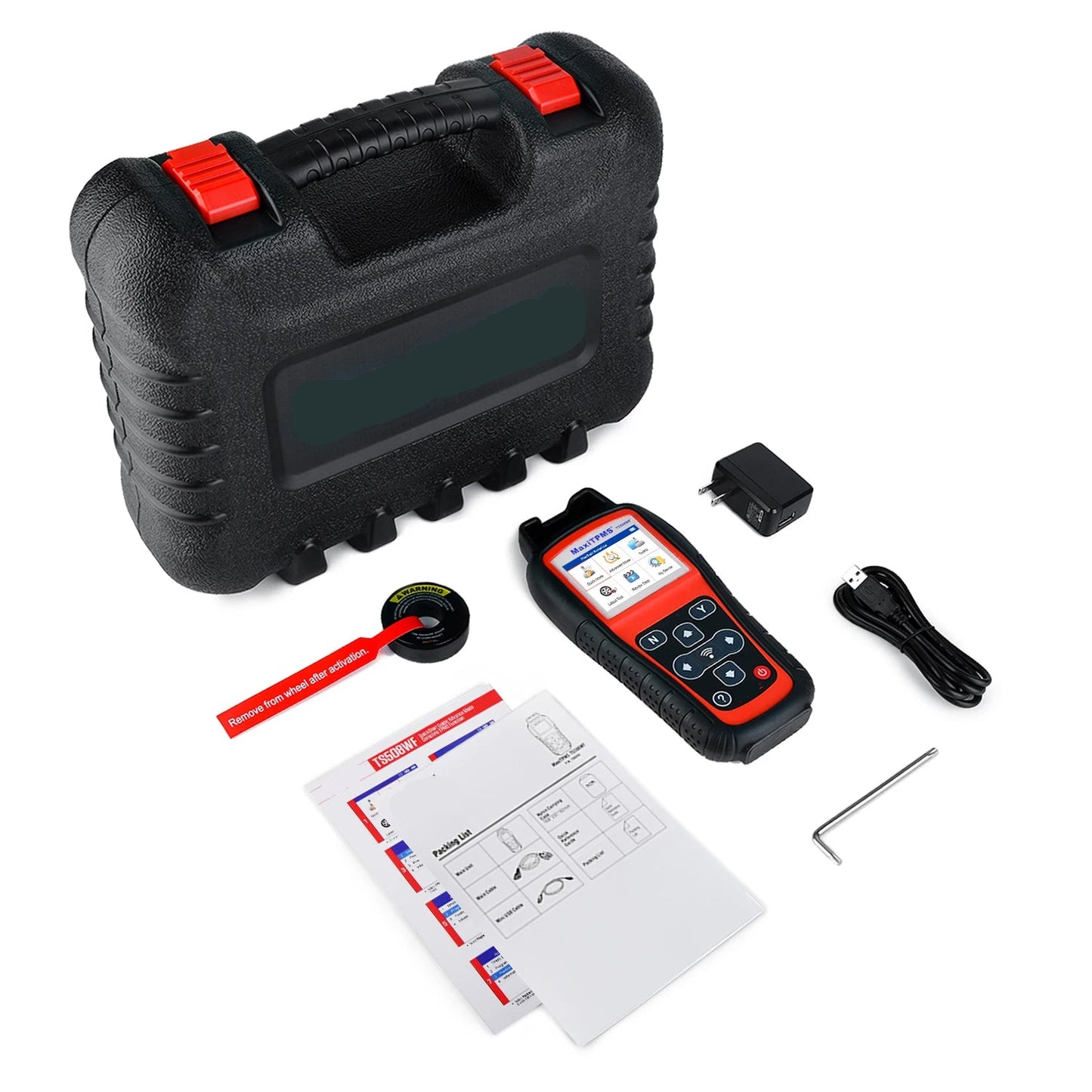 OBD2 Scanner - Diagnosecomputer - TPMS-Tool – Bandenspanningssensor Tester – TPMS Diagnostiek – Sensor Programmering – Wi-Fi Updates – Compact Lichtgewicht - Alleen Diagnostisch Hulpmiddel