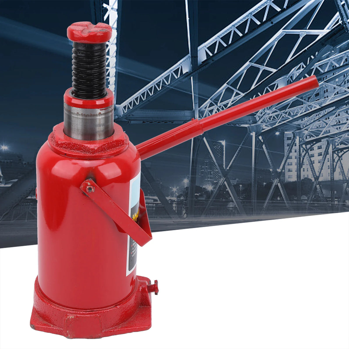 Vevor - Hydraulic Bottle Jack - Lifting Automotive - Lifter Steel Auto Vehicle Repair Tool - 32T - Height 250mm to 470mm - Stroke 0 to 220mm - Red