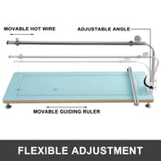 Foam Cutting Machine - Styrofoam - Styrofoam Cutting Machine - Foam Cutting Machine - Adjustable Angle - Adjustable Temperature Table - Styrofoam Sponge Cutting Tool Set