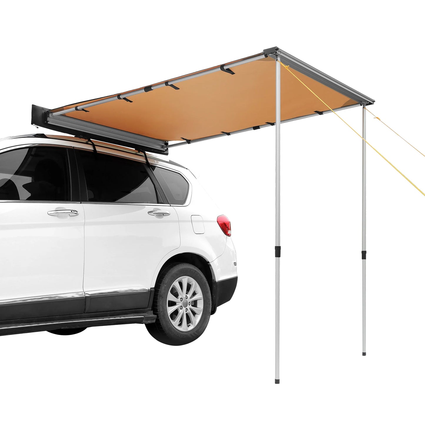 270° Luifel - Uitschuifbare - Autozij - Dak - voor SUV - Camper en Truck - 280G Polyester Stof - Waterdichte - met PU3000mm Coating - 6.6x8.2ft