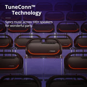 Tronsmart - Luidspreker- BluetoothLuidsprekers- Bluetooth Luidspreker Draadloos- Bluetooth Luidspreker Waterdicht- 60W- met APP-bediening en Zware Bas - Buiten en Party
