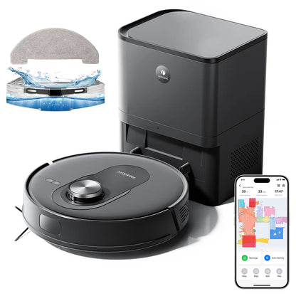Robotstofzuiger – Robot Vacuum – Dweilrobot – Automatische Stofbakleging – Huisdierstofzuiger – 4200 Pa Zuigkracht – 7 Weken Handsfree