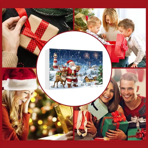 Advent Kalender - Kabouter Poppen Aftelkalender - Kerst Pluche Kalender Doos - 24 Dagen Van Plezier Verzamelbare Pluche Figuren - Kerst Kabouter Advent - Kinderkerstcadeau - Speelgoed - Speelset - Set B