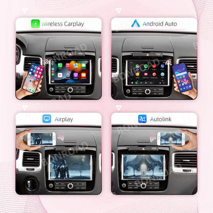 Carplay Interface – Android Auto Adapter – Draadloze Connector – Navigatiemodule – Infotainmentsysteem Upgrade – Draadloos CarPlay En Android Auto – GPS En Bluetooth – Mirror Link Ondersteuning - QUORE