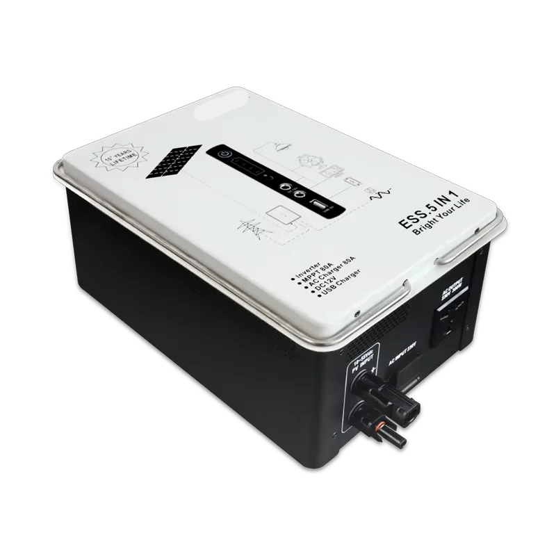 Off-Grid Zonne-Energiesysteem – Compact – Draagbaar – Solar Power – Noodstroom – 500W Zuivere Sinusgolf – 1 kWh LiFePO4 Batterij