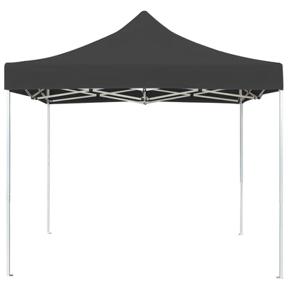Tuinpaviljoen – Partytent – Draagbare Tent – Buitentent – Ontvouwbare Ontvangsttent – Schaduwtent – UV-Bescherming – Aluminium Frame – 3x3 Meter - Zwart