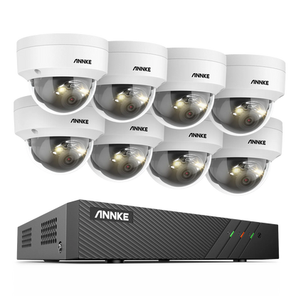 Beveiligingsset 8-kanaals – Camerasysteem – Surveillance Set – Bewakingscamera – NVR Beveiliging – 6MP Resolutie – 1TB HDD PoE Opname