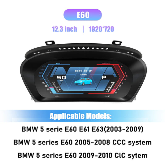 Dashboard Display – Digitale Dashboard Cluster – Virtuele Cockpit – Instrumentenpaneel – Auto Dashboard – 12,3 Inch HD Scherm – Plug & Play installatie - QUORE