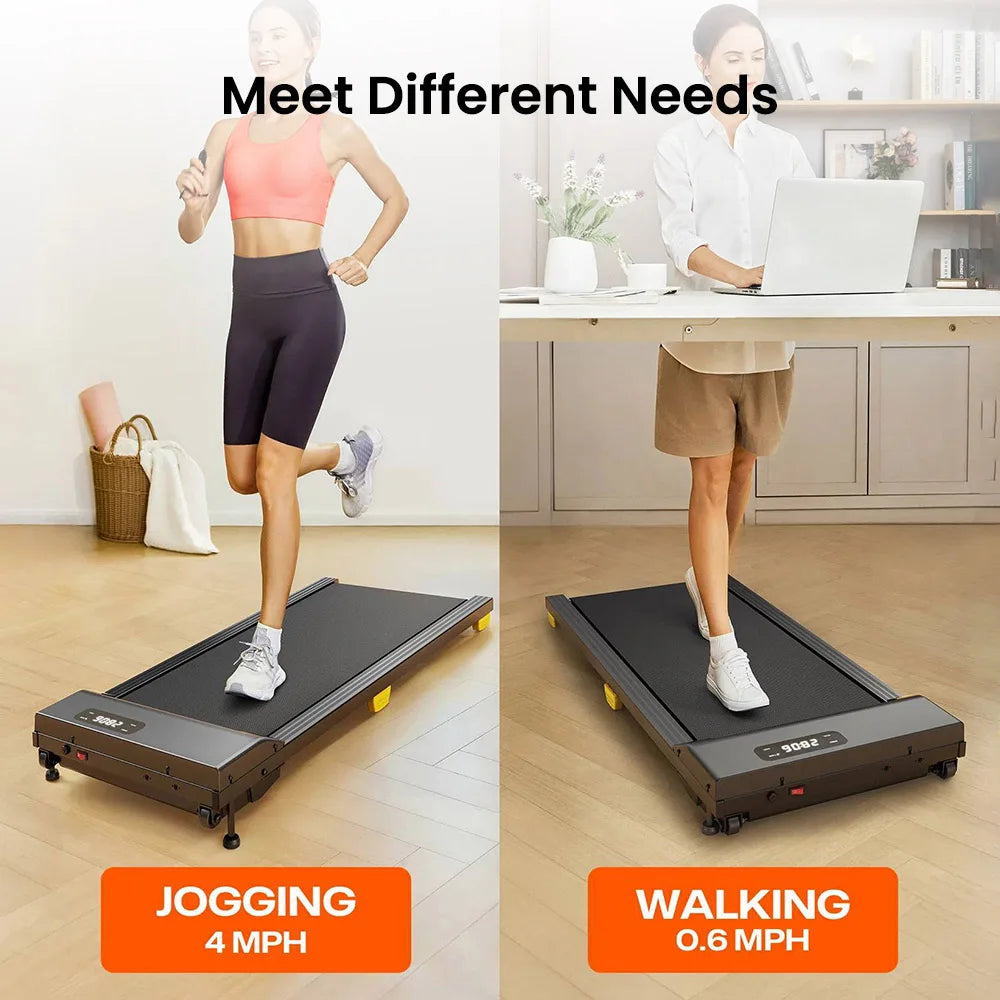 Loopband – Treadmill – Wandelband – Fitnessapparaat – Compact – Schokdempers – Automatische Hellingshoek