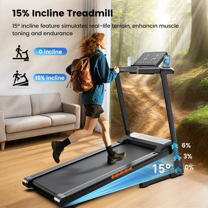 Loopband – Fitnessapparaat – Hardloopmachine – Treadmill – Wandelband – 3.0HP Motor – Inklapbaar Design