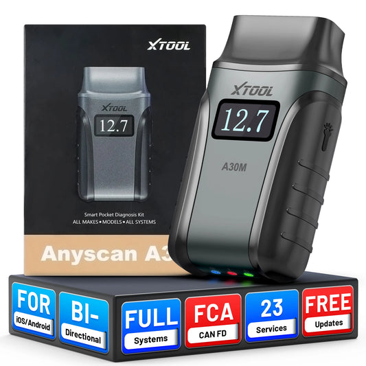 OBD2 Scanner – Auto Diagnose Tool – Foutcode Uitlezer – Bluetooth Adapter – Voertuig Scanner – Bi-directionele Controle – CAN FD Protocol – 26+ Onderhoudsfuncties - QUORE