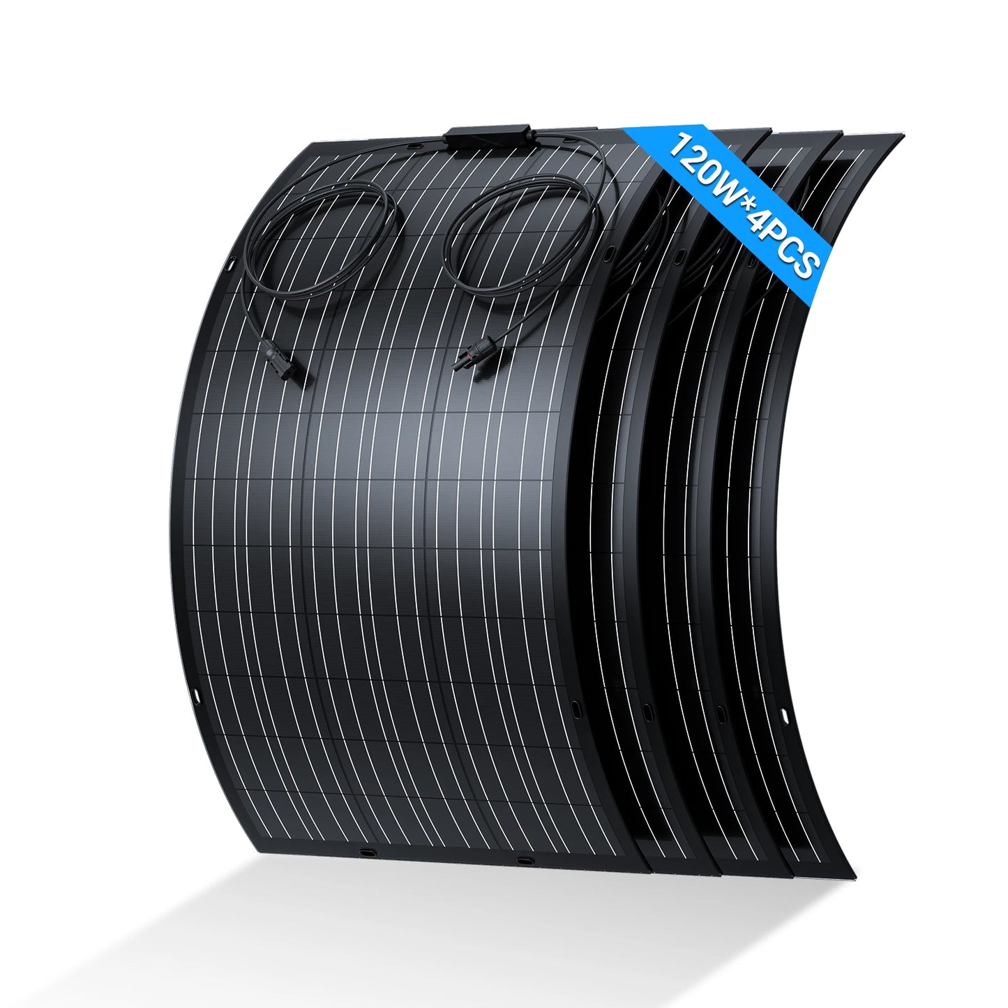 Flexibel Zonnepaneel – Lichtgewicht Paneel – Ultra Dun – Waterdicht IP67 – 120W Vermogen – ETFE Coating