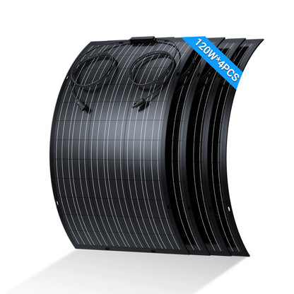Flexibel Zonnepaneel – Lichtgewicht Paneel – Ultra Dun – Waterdicht IP67 – 120W Vermogen – ETFE Coating