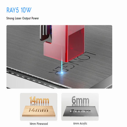 Lasergraveermachine – Laser Cutter – Graveermachine – Snijmachine – 10W Laservermogen – Groot Werkoppervlak 40x40 cm – Wifi & Touchscreen