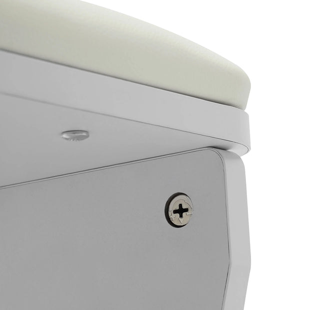 Pedicure Stool -  Nagelbank - Stoel schoonheidssalon - Manicure Chair - Footbath Stool with Wheels - 20kg - Zwart