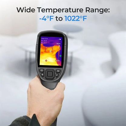 Warmtebeeldcamera - Thermische Camera - Warmtecamera - Infrarood Camera - 160×120 Pixels – 4X Digitale Zoom - Thermische Beeldcamera – Handheld Infrarood IR - Inclusief Reisadapter