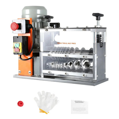Kabelstripper Machine - Kabelstripmachine - Kabelpeller - Stripping Machine - 750W - 1.5-32mm - Aluminium Behuizing - Automatische/Elektrische Draadstripper Machine - voor Recycling & Werkplaats