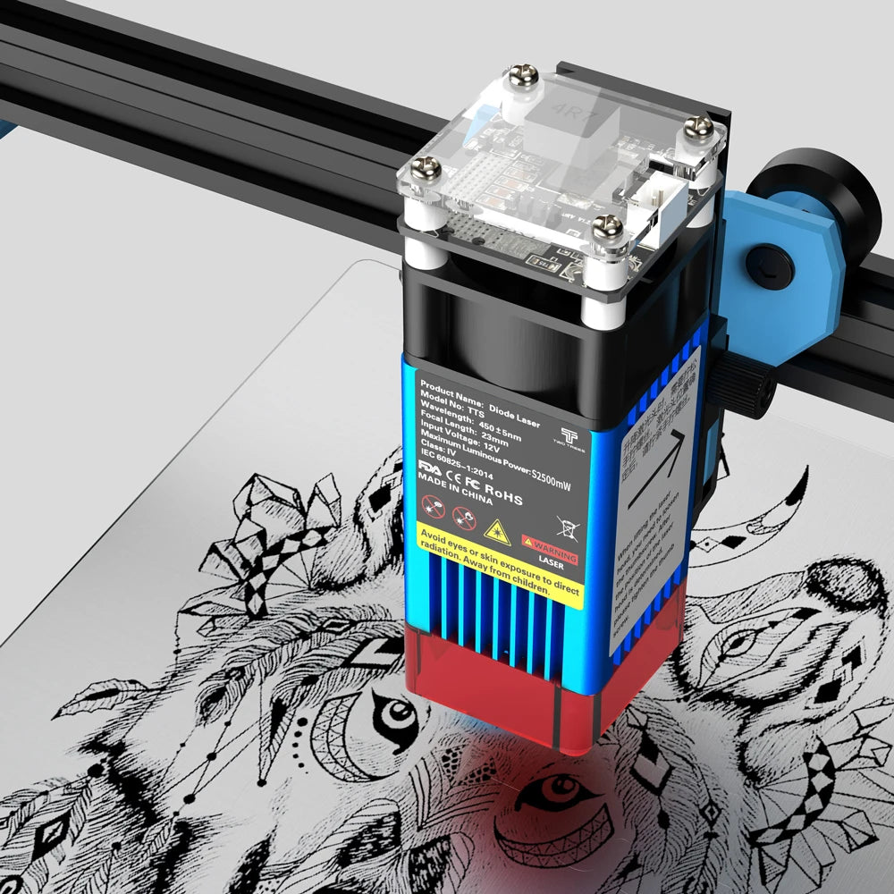 Twotrees Laser Engraving Machine TTS-55 PRO 40W TTS-10PRO 80W Metal Laser Engraver Wifi Control MDF Acrylic Acid Cutting Machine - QUORE