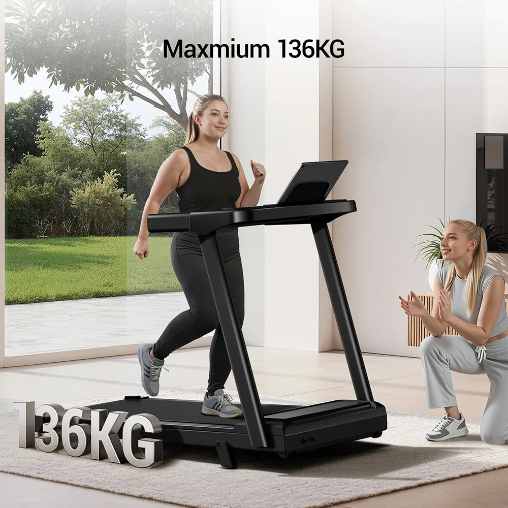 Loopband – Elektrische Loopband – Opvouwbare Loopband – Fitness Loopband – Hardloopband – Instelbare Helling 12% – 3.0 PK Motor & Ruim Loopvlak 97x40 cm - QUORE