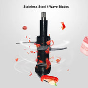 Meat Grinder - 500W - Meat Grinder - Food Processor - Personal Mini Blender Mixer - Juicer Dryer - 800ml Mincer - 25000rpm
