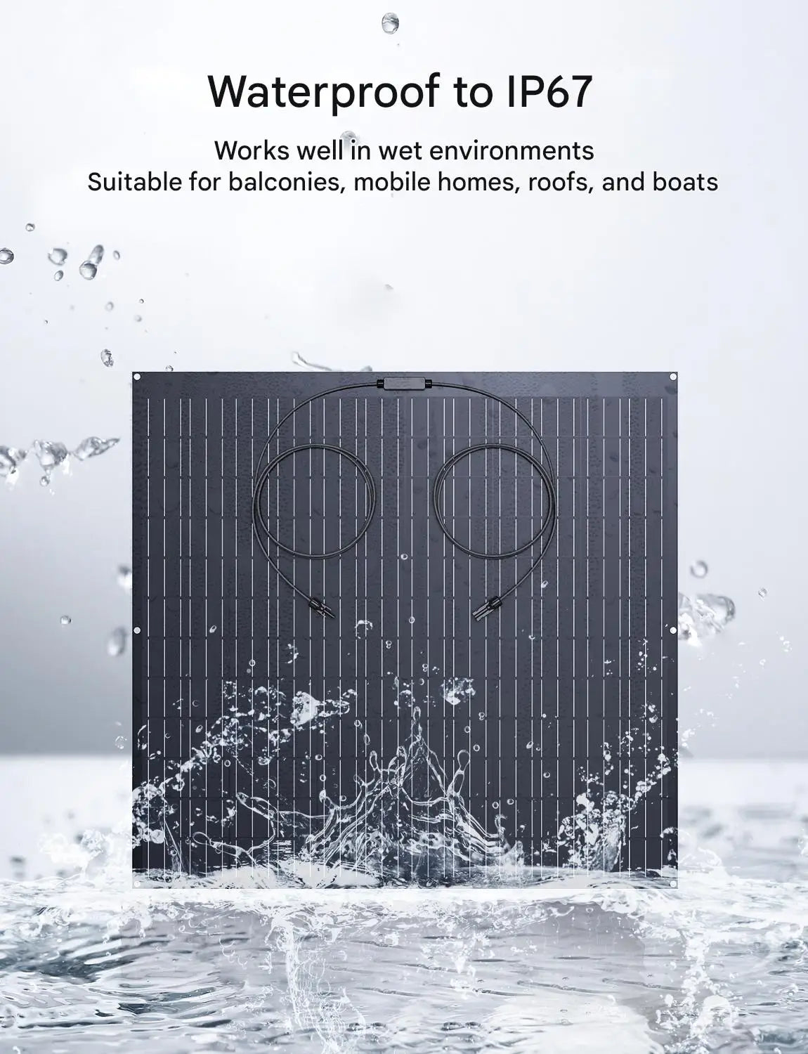 Flexibel Zonnepanelenpakket – Zonnepaneel Set – Zonne-energie Module – Zonnesysteem – 960W (4x240W) – 800W Micro-omvormer – IP67 Waterdicht – Wifi Monitoring