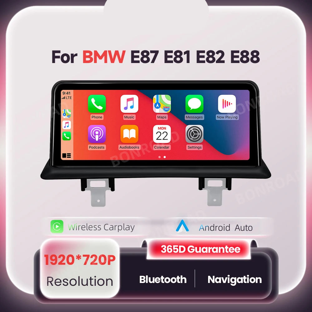 Multimedia Speler BMW 1 Serie – Autoradio Navigatiesysteem – Touchscreen Entertainment – Infotainment Systeem – Connected Car Upgrade – 10,25 Inch Scherm – Draadloze CarPlay & Android Auto - QUORE
