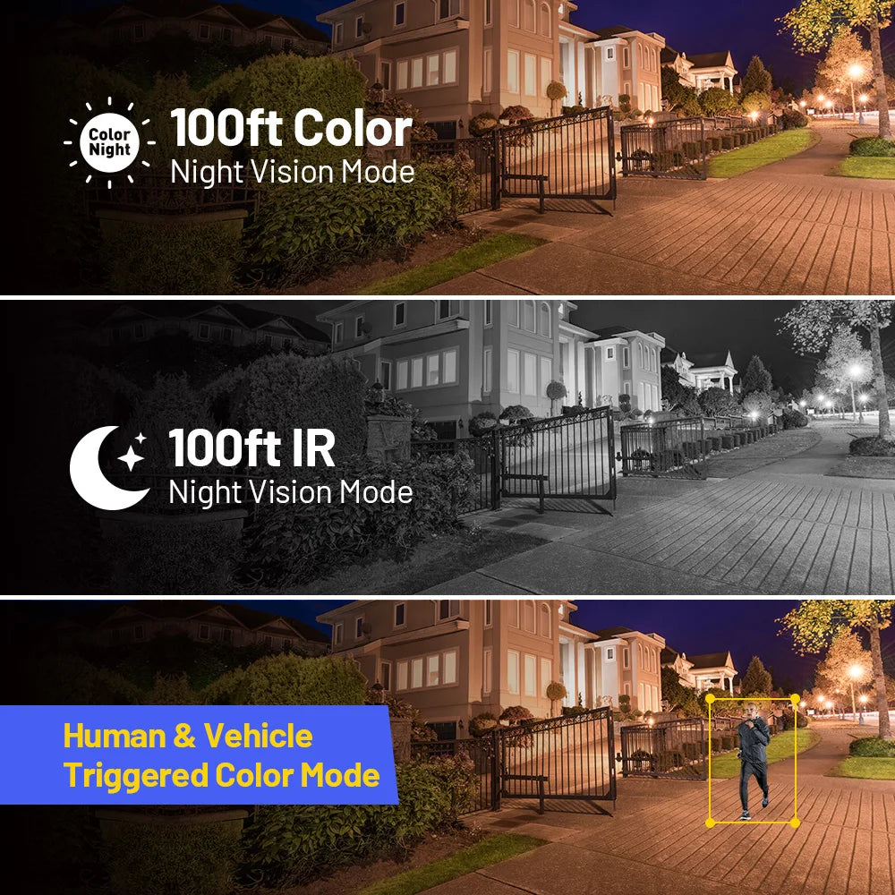 Beveiligingscamera Set – IP Cameraset – CCTV Camera Systeem – Bewakingscamera – 16-Kanaals NVR – 16 x 12MP Camera’s – PoE Installatie – Slimme Mens- en Voertuigdetectie