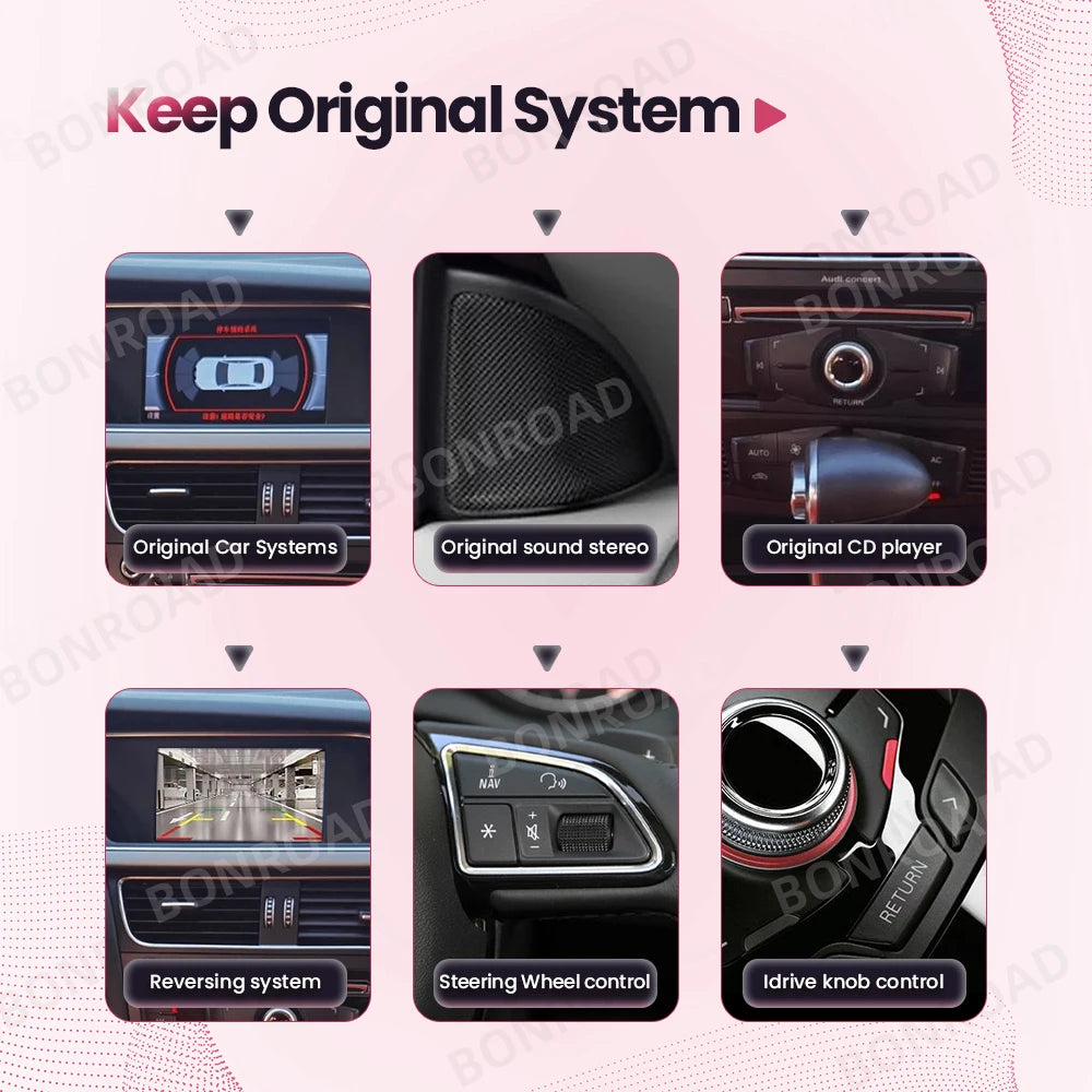 Draadloze CarPlay Adapter – Android Auto Interface – Bluetooth Connector – Auto Multimedia Upgrade – Audi MMI 3G Compatibel – Plug & Play Installatie – GPS Navigatie Met Realtime Updates - QUORE