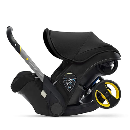 Kinderwagen - Babywagen - Wandelwagen - met Autostoel - 4-in-1 - Lichtgewicht Reisbuggy - Opvouwbaar - Veilig en Comfortabel - voor Baby's - en Peuters - Zwart