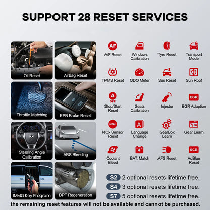 OBD Scanner - OBD2 - Auto Scanner - Auto uitlezen - Diagnose Apparatuur voor Auto's - Code Reader - Bluetooth - ABS - SRS - ECM - Auto Diagnose - Gratis Update - QUORE