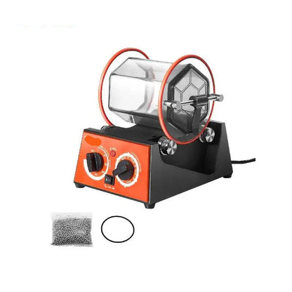 Polijsttrommel - Polijstmachine - Rotary Tumbler - Oppervlakpolijstmachine - Polijst Machine - 3kg - Juwelenafwerking en Chamfering met Polijstkralen - Trommelmachine - Stenen Polijsten - Polijst Trommel