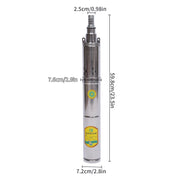 Zonne-energie Diepe Put Waterpomp - 24V - 370W - RVS - Dompelpomp voor Irrigatie - Landbouw & Watervoorziening - Farm Ranch Dompelpomp voor Diepe Putten - Zilver
