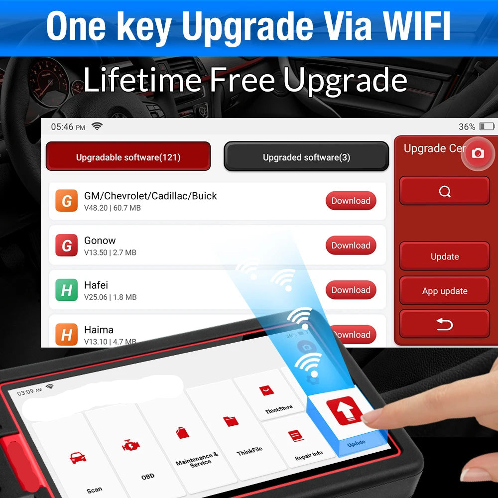 OBD2 Scanner - OBD - Diagnosecomputer - Storing Verwijderen - Uitleesapparatuur - Auto Uitlezen - Diagnose apparatuur voor auto's - Volledig Systeem - met 28 Resetfuncties & ECU-Codering – Ondersteuning voor CAN-FD en Geavanceerde Voertuigdiagnose