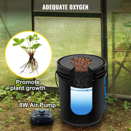 Hydrocultuur -Watercultuursysteem - Watercultuursysteem Gallon - Emmers Watercultuursystemen - Direct 4PCs - QUORE