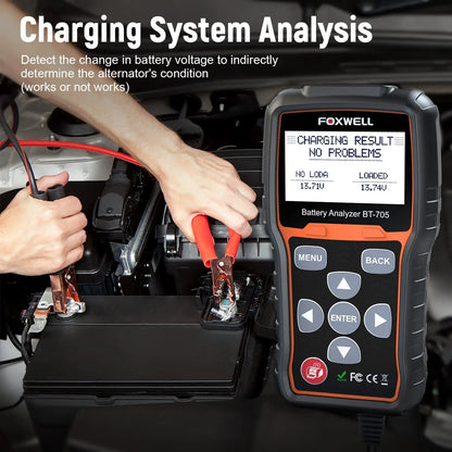 Batterijtester Auto – Accutester – Accu Tester – Laadsysteem Tester – Startsysteem Checker – 12V En 24V – CCA Meting