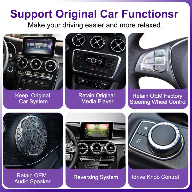 Multimedia Touchscreen Auto Radio – Draadloos CarPlay – Android Auto – 10,25 Inch Scherm – Stuurbediening – Hoge Resolutie – Linux OS