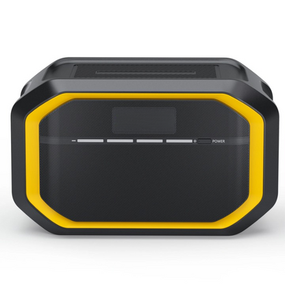 Powerstation - Stroomgenerator - Mini-Generator - Draagbare - Krachtcentrale - Extra batterij - LiFePO4 Batterij - voor Thuis - Tenten - Buiten - Kamperen - 1548Wh - 3500 mAh - 42 x 29.6 x 25.5 cm - Zwart/Geel