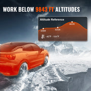 Vevor - Alles-in-één autoverwarming - Dieselverwarming - Benzineluchtverwarming - Dieselverwarming met afstandsbediening - voor auto, vrachtwagen, boot - 2KW Split-type - Oranje