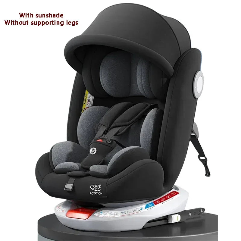 Baby Autostoel - Autostoeltjes - Autostoel Kinderen - Veiligheidszitje - Verstelbare Rugleuning - ECE Standaard - ISOFIX Bevestiging - Zwart
