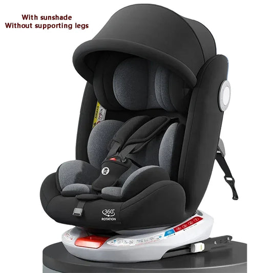 Baby Autostoel - Autostoeltjes - Autostoel Kinderen - Veiligheidszitje - Verstelbare Rugleuning - ECE Standaard - ISOFIX Bevestiging - Zwart