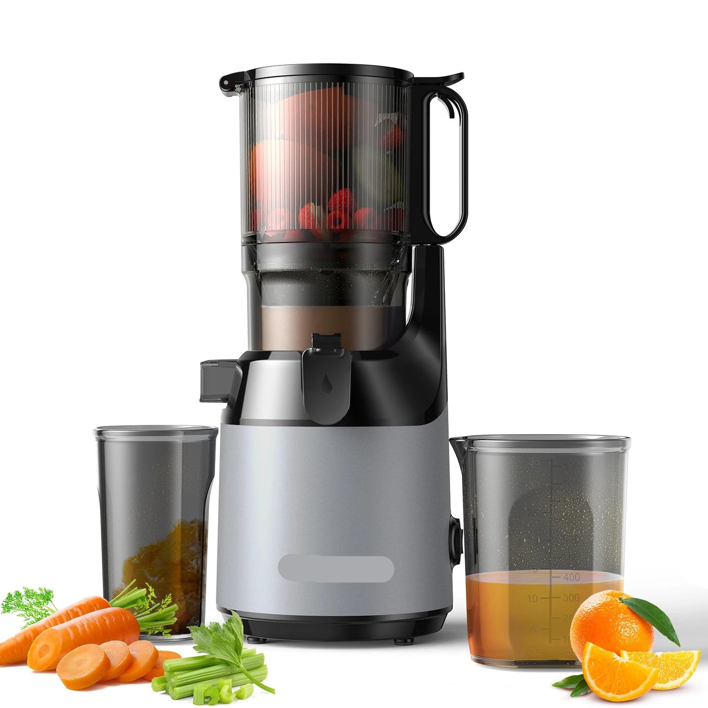 Slowjuicer - Juicer - Juice Maker - Sapcentrifuge - 130mm Brede Vulopening – Hoge Sapopbrengst – BPA-vrij – Voor Hele Vruchten en Groenten
