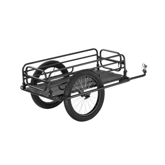 Fietskar - Fietskarren - Fietskar Bagage - Fietsaanhanger - Fiets Cargo Trailer – 275lbs Draagvermogen -  Opvouwbare Fietswagen - met Universele Trekhaak en 20" Wielen – Geschikt voor de Meeste Fietsen