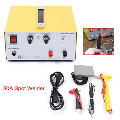Laserlasser – Puntlasapparaat – Spotwelder – Lasmachine – Elektrodelasser – 80A Sterk Stroomvermogen – Compact & Draagbaar Design - QUORE