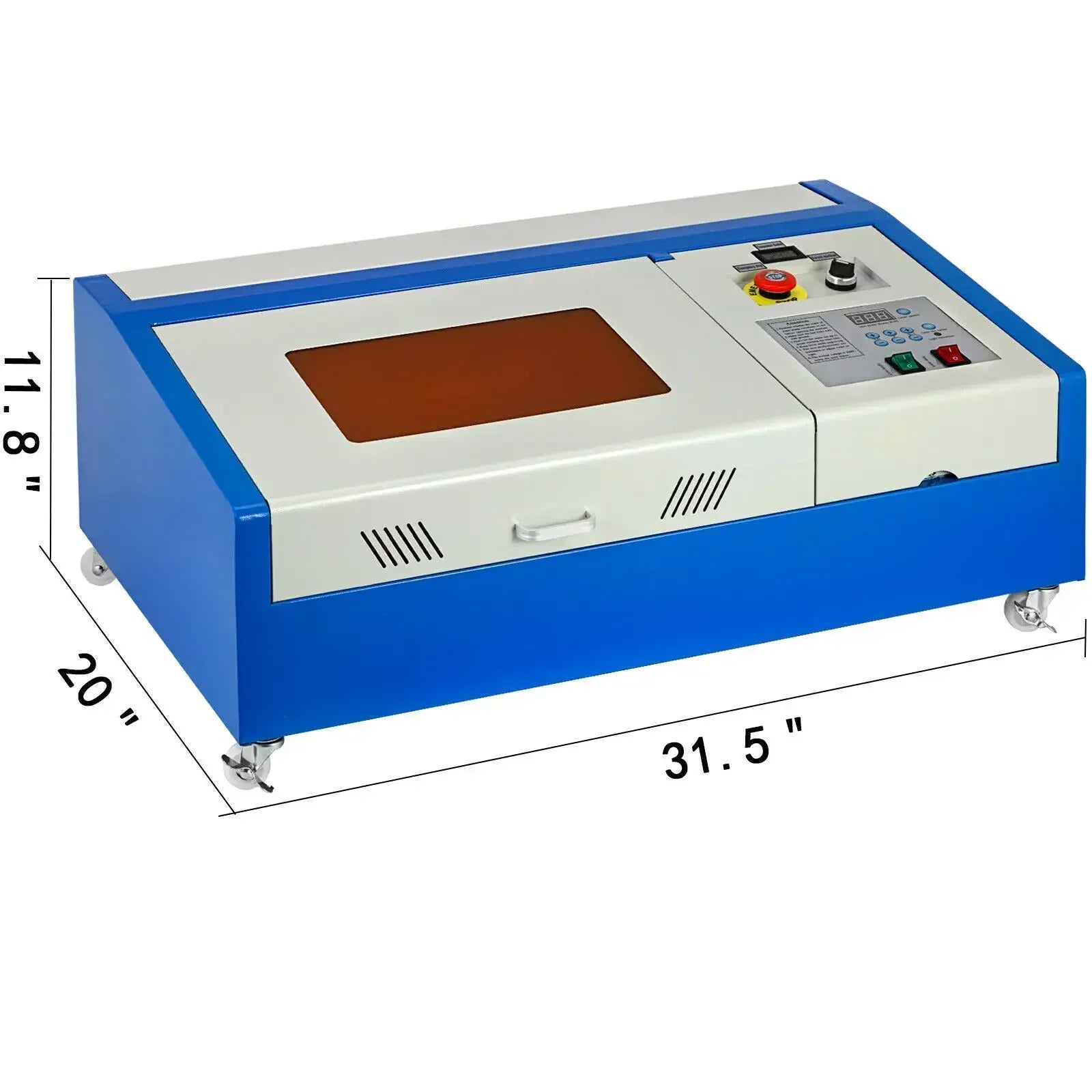 Lasergraveermachine – Lasergraveerder – CO2 Laser – Graveermachine – Snijmachine – 40W Vermogen – Graveeroppervlak 30x20 Cm - QUORE