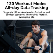 HONOR CHOICE- Smartwatch - Smartwatch Vrouwen - Smartwatch Mannen - Smartwatches - Smartwatch Android - Wereldwijde Versie- De hele dag gezondheidsmonitoring - Wit