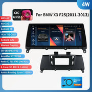 CarPlay - Multimedia Autoradio - Car CarPlay Scherm - Autoradio - Android Automultimedia - 4G - 10,33" - voor BMW X3 F25 CIC NBT voor BMW X4 F26 NBT - GPS - 2 Din - Stereo DSP - (4W) 4G-32G CIC