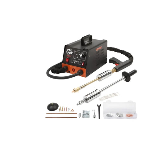 Vevor - Lasmachine - Elektrische Lasser - Stud Welder - Dent Repair Kit - 3KW - Spot Welder - Auto Body Spot Welding - Dent Puller Machine - Lasaccessoires voor Auto Truck - Zwart